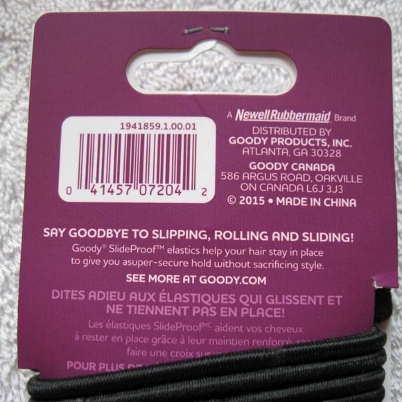 Goody Velvet Secure Elastic Hair Band Ponytailers - Picture 3 of 13